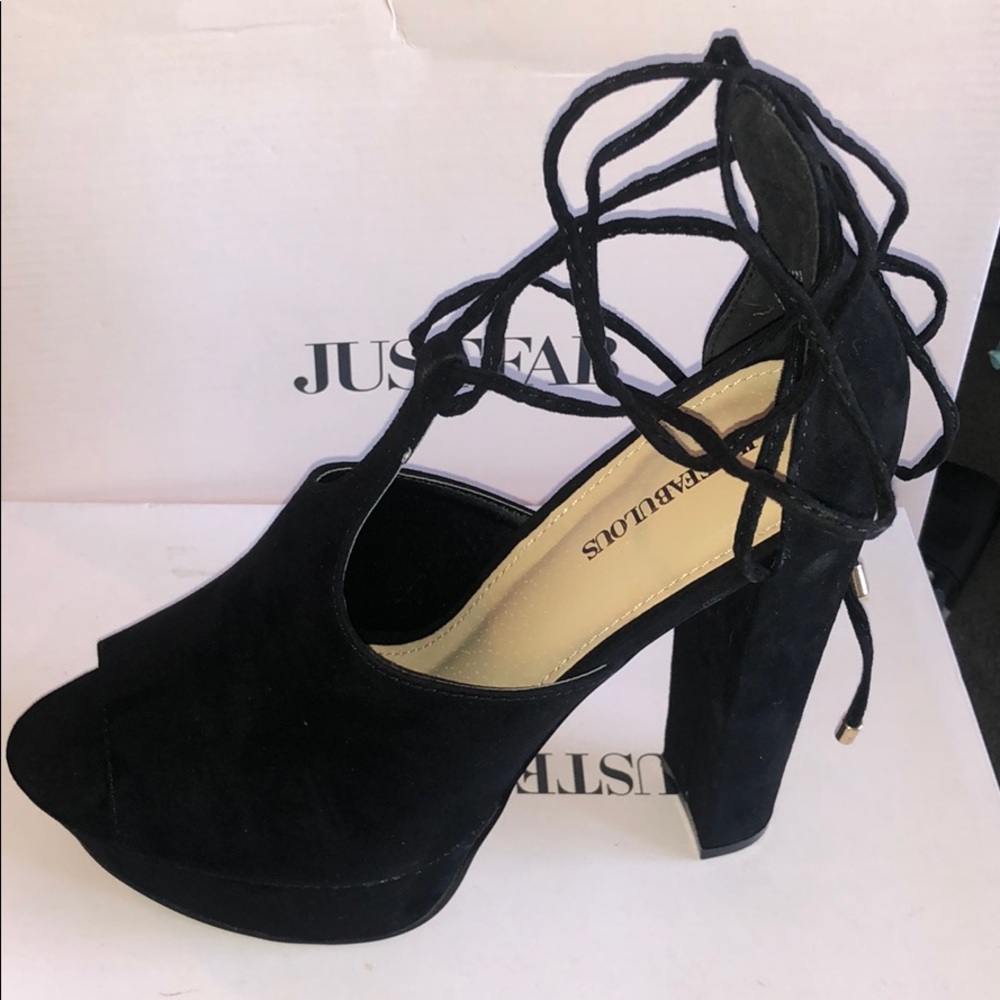 Black heels